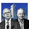ABC chair Kim Williams and ABC managing director Hugh Marks. 